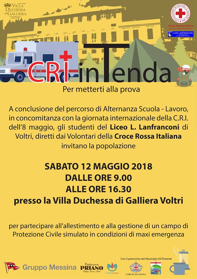 Scopri di più sull'articolo CRI in tenda